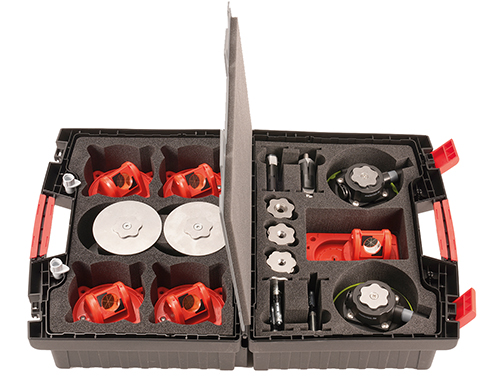 Kofferset KS1-390M+ mit Mini Prismen RSMP390M und Absteckhilfe RS150M