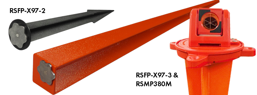 RSFP-X99-1 für schnelle Fixpunkte auf den Baustellen und für BIM-Referenzpunkte in Tunneln