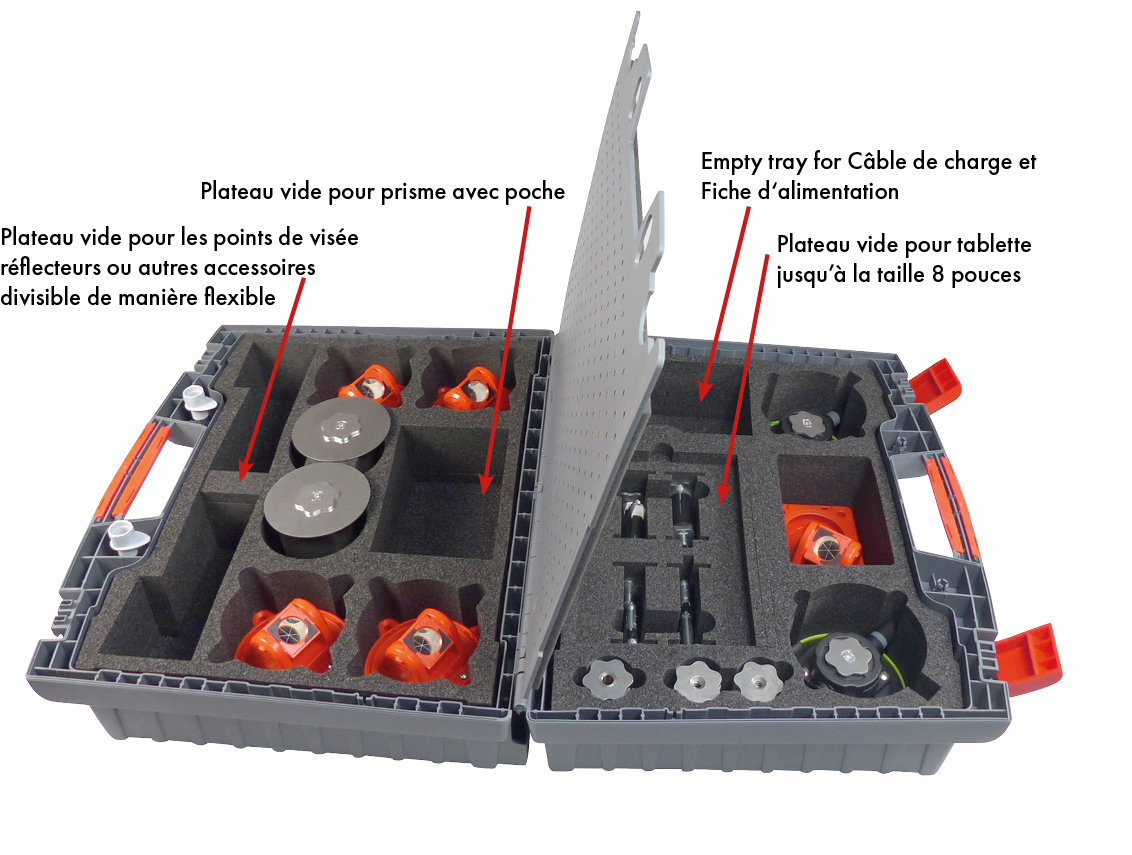 Ensembles de valises avec prismes KS1-390M+C/S-2 - Détail